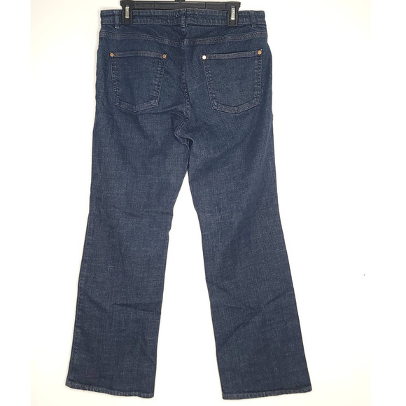 EILEEN FISHER bootcut boyfriend jeans Size M - Picture 5 of 8